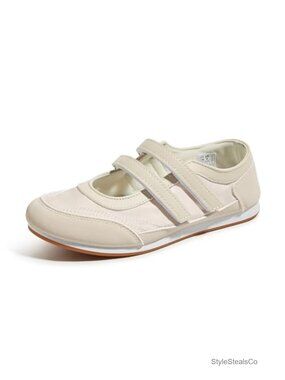 Women's Canvas Mary Jane Shoes Adjustable Hook and Loop Daily